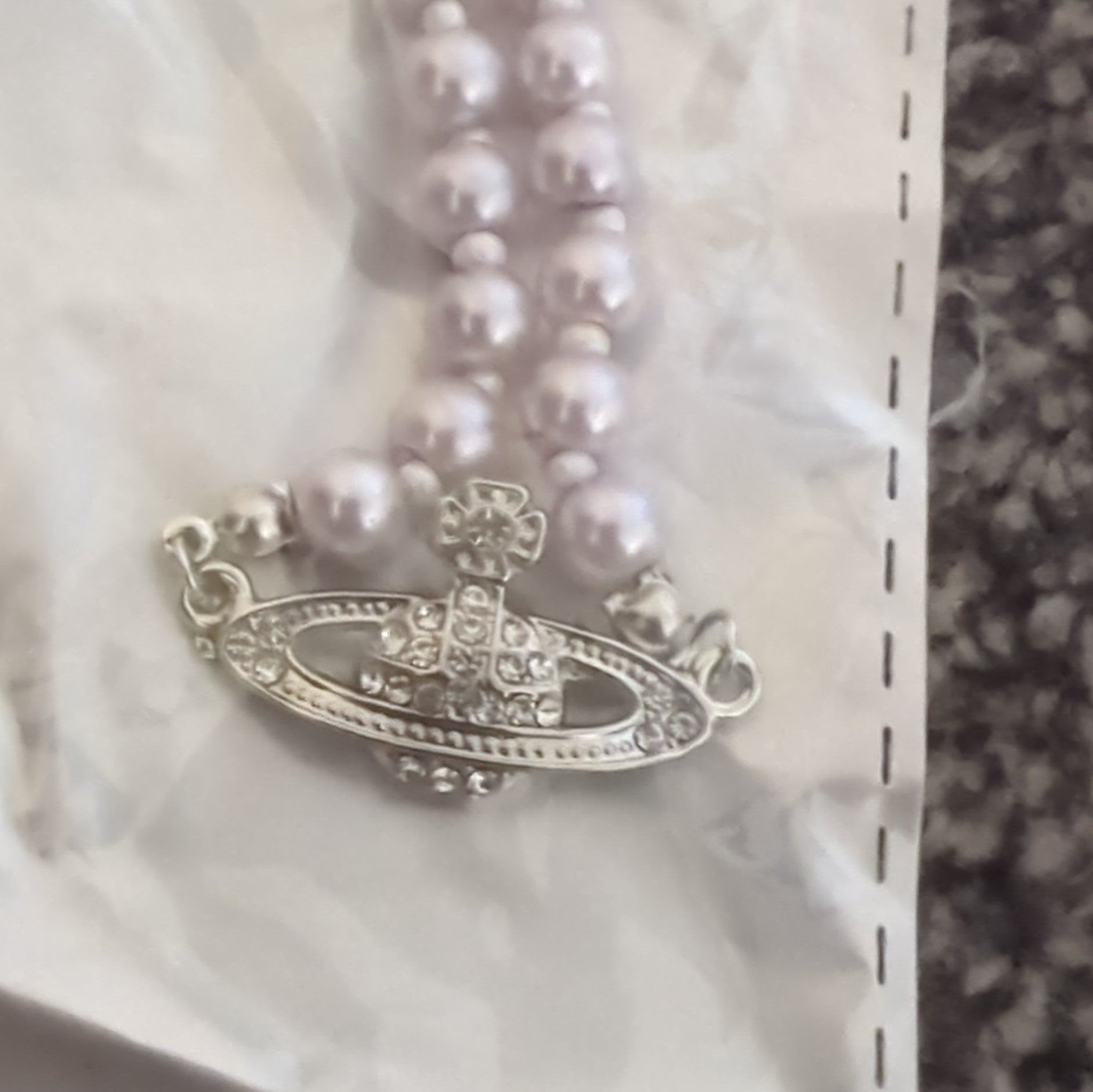 Vivienne Westwood Style Pearl Necklace