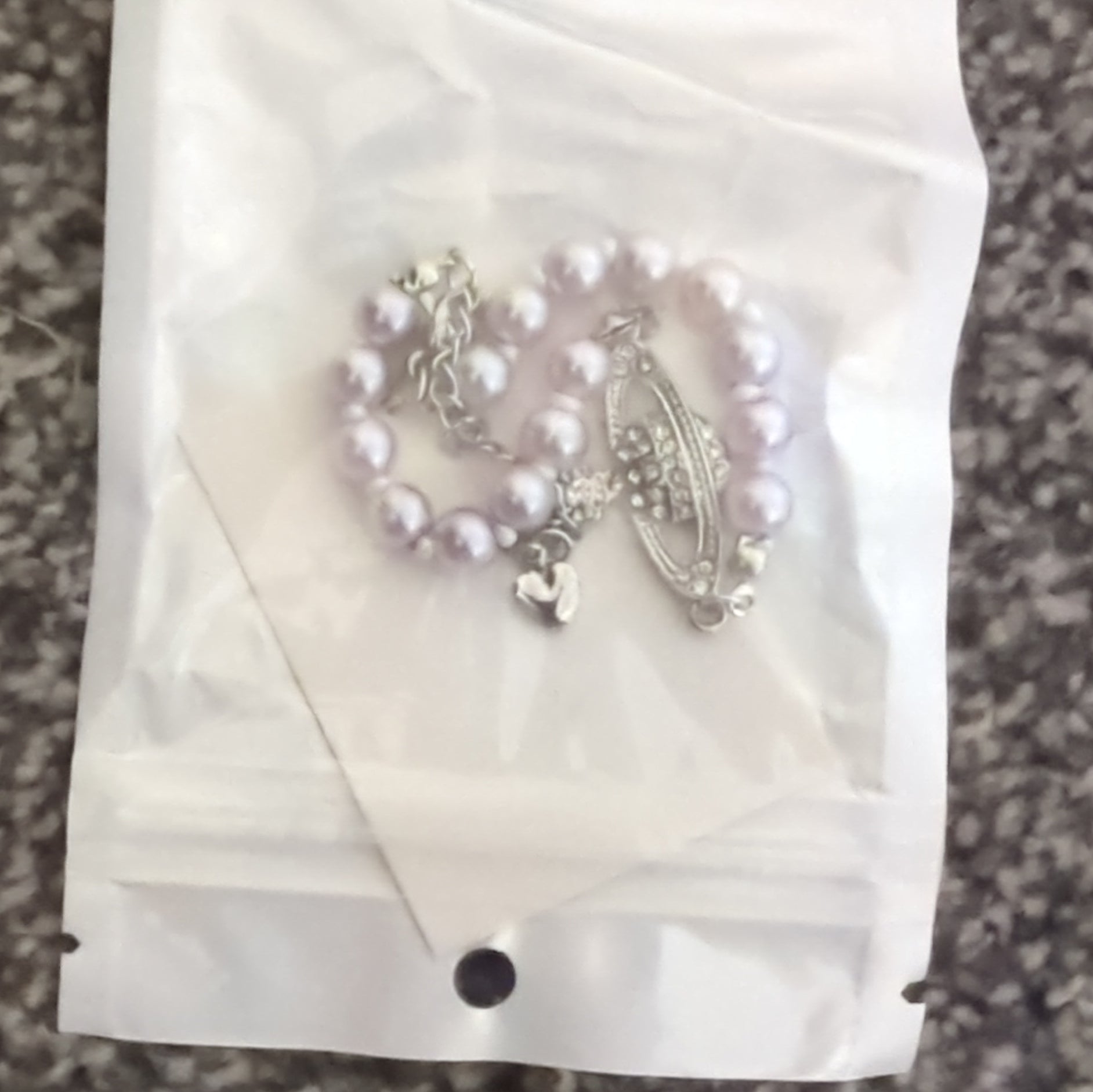 Vivienne Westwood Style Pearl Bracelet